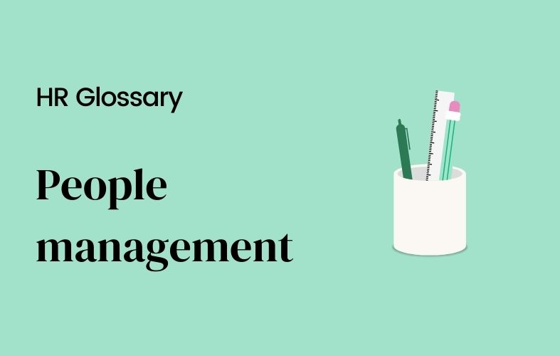 What is people management?