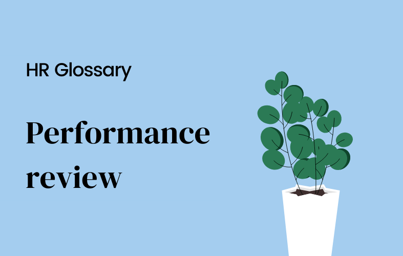What is a performance review?